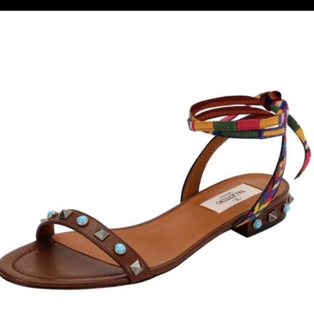 Valentino Garavani Rockstud Leather Sandals